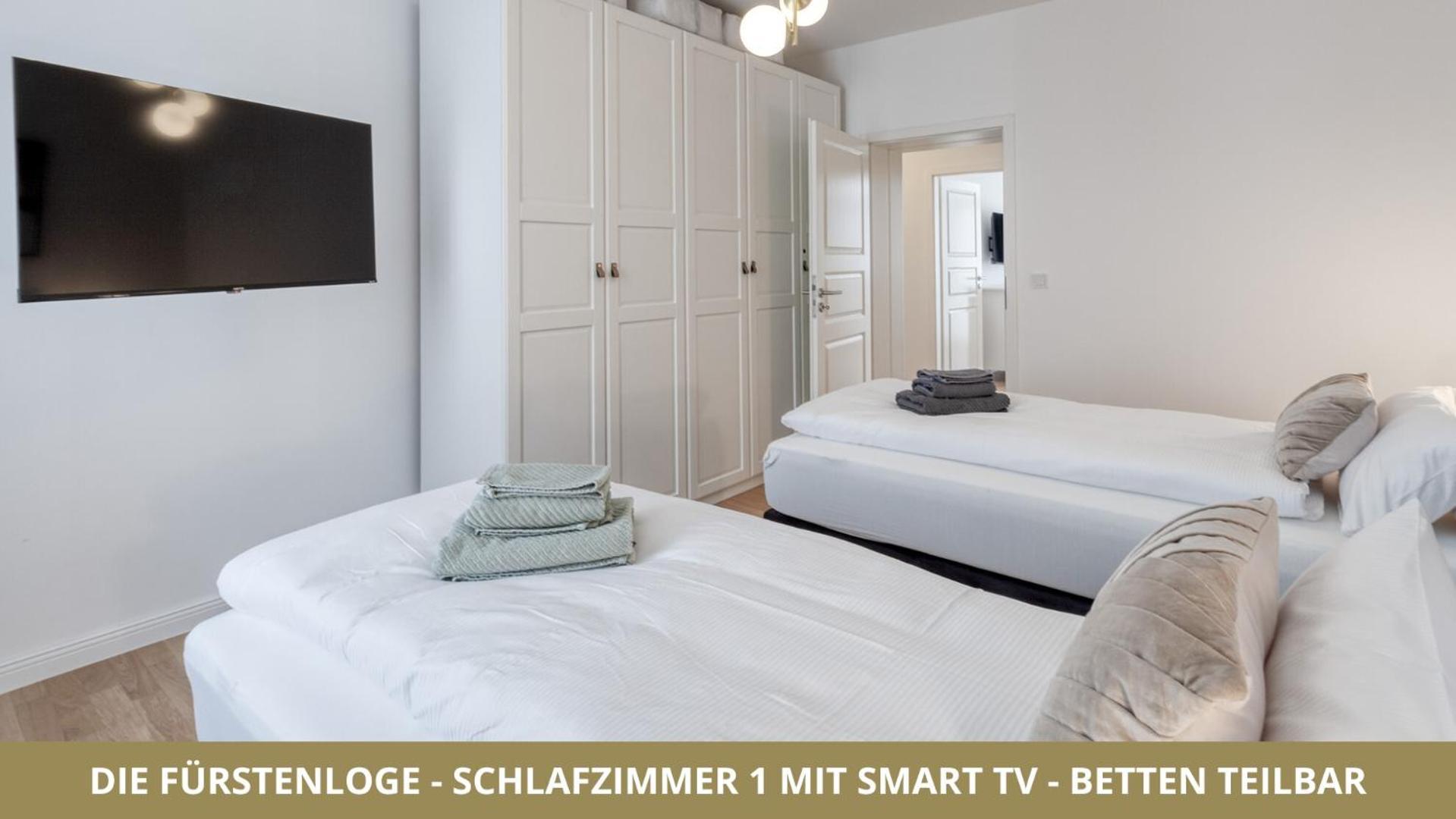 Neu Fewo Fuerstenloge 1-6 Pers Hinter Dem Markgraeflichen Opernhaus - 2 Schlafzimmer Mit Boxspringbetten 4 Einzel Oder 2 Doppelbetten, Balkon Und Einbaukueche, Barrierearm Bayreuth Extérieur photo